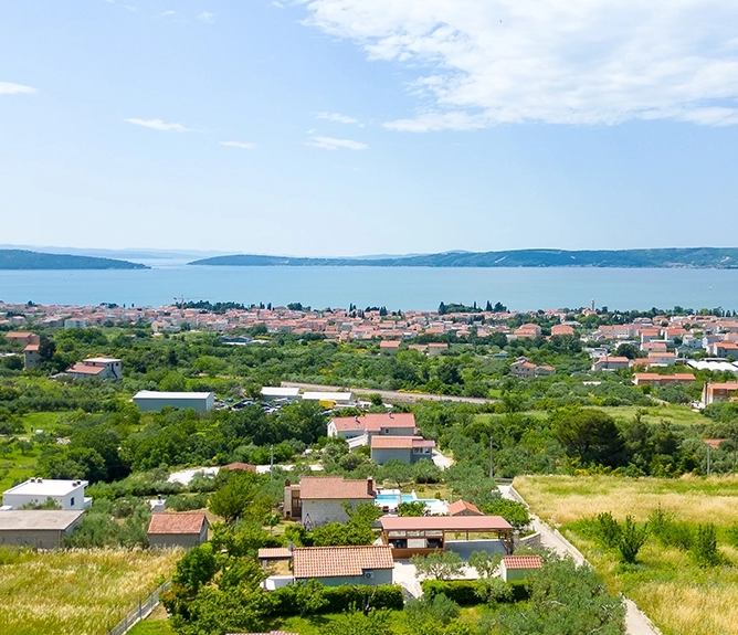 Scenic view of the Adriatic Sea from the villa